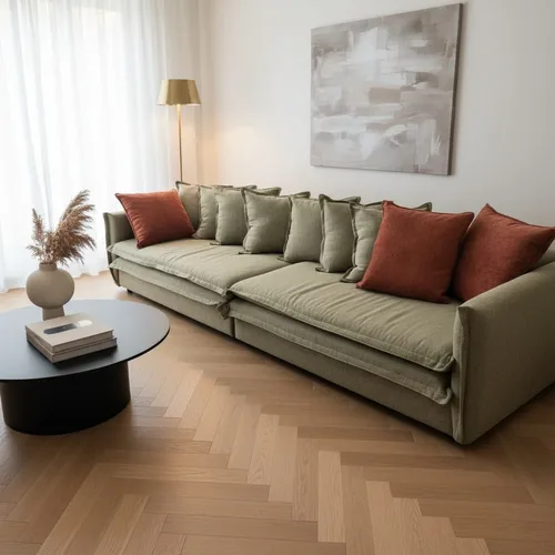 ספה ירוקה דגם נפולי מתצוגה